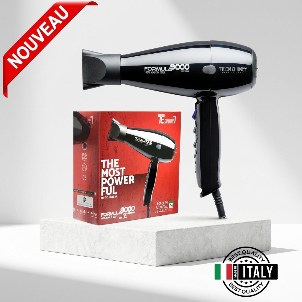 Tecno Dry Formula 9000 – Sèche-Cheveux Professionnel 2500W