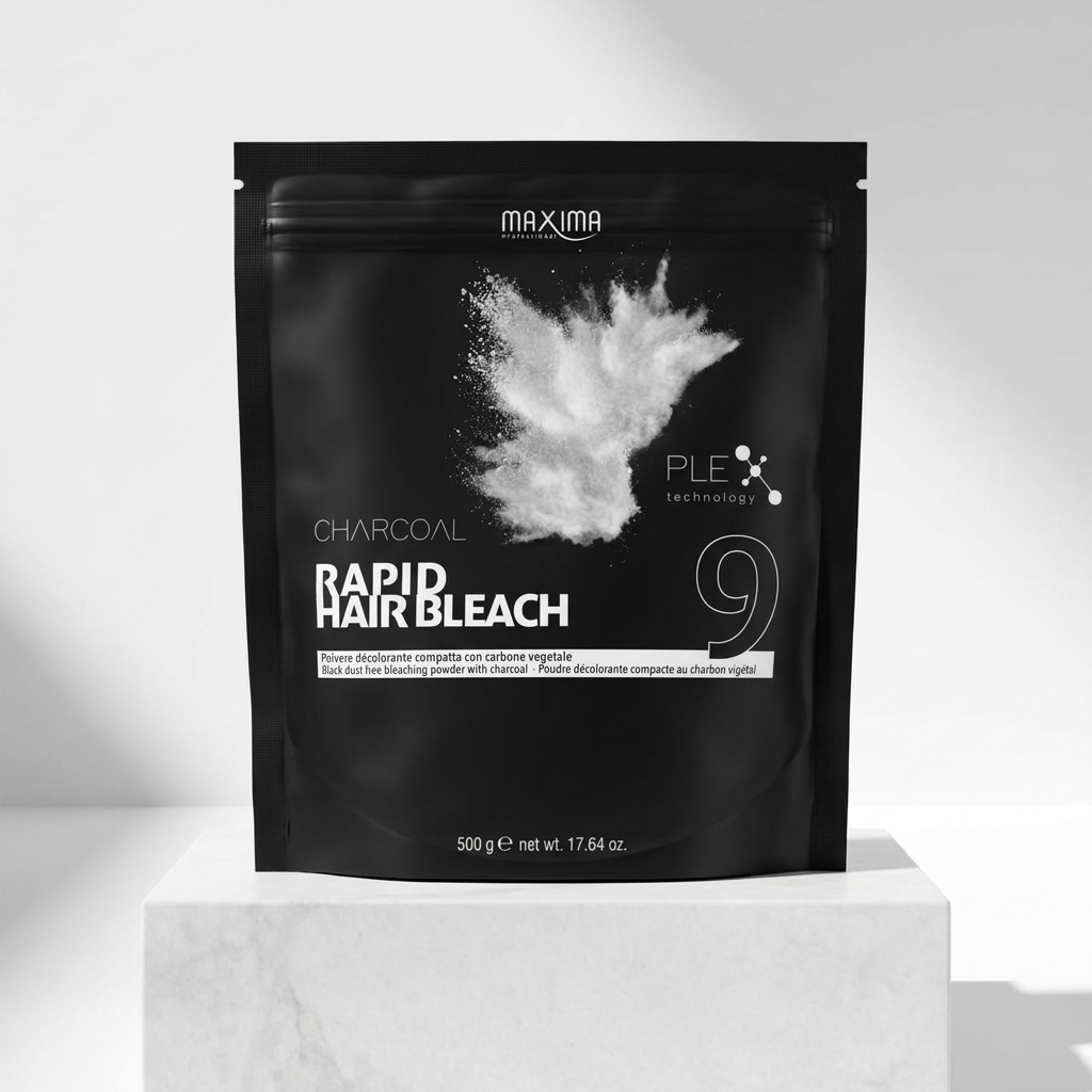 MAXIMA Charcoal Rapid Hair Bleach Plex 9 – Poudre Décolorante 500 g