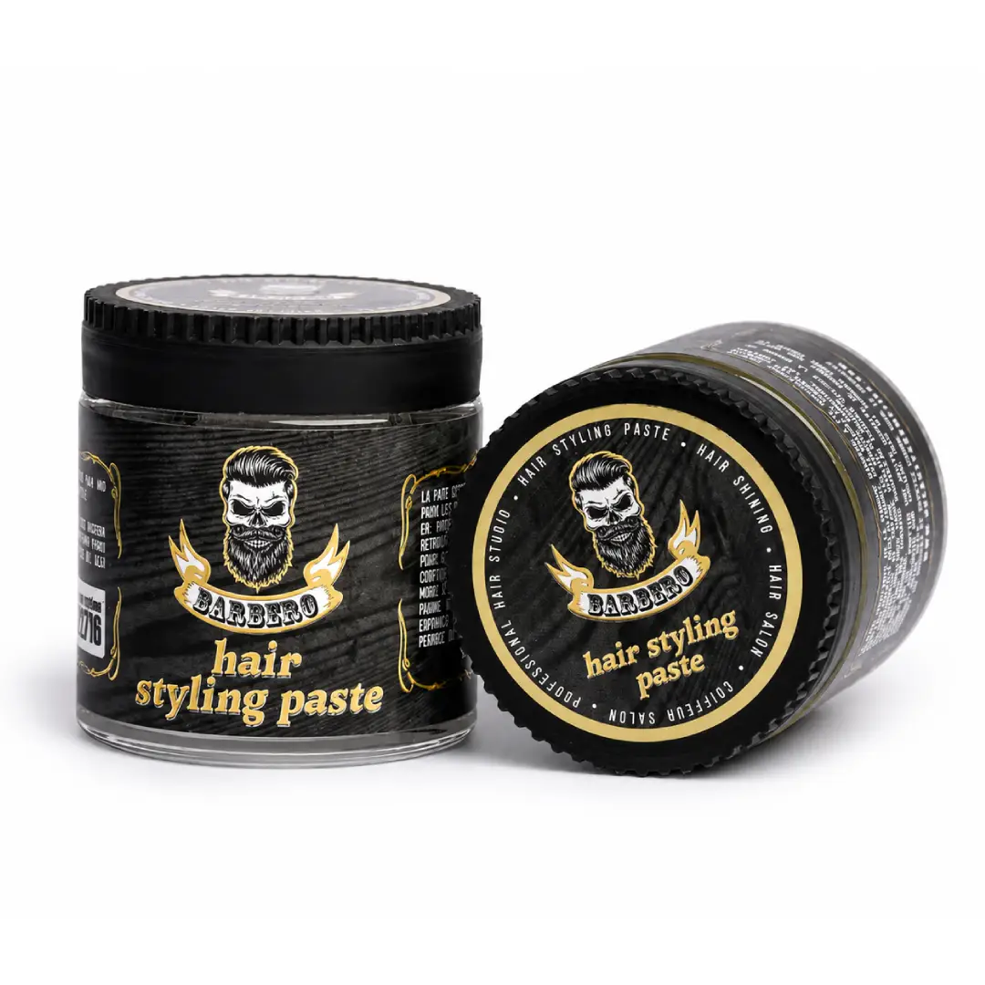 BARBERO Hair Styling Paste 120 ml – Pâte Coiffante à Fixation Forte