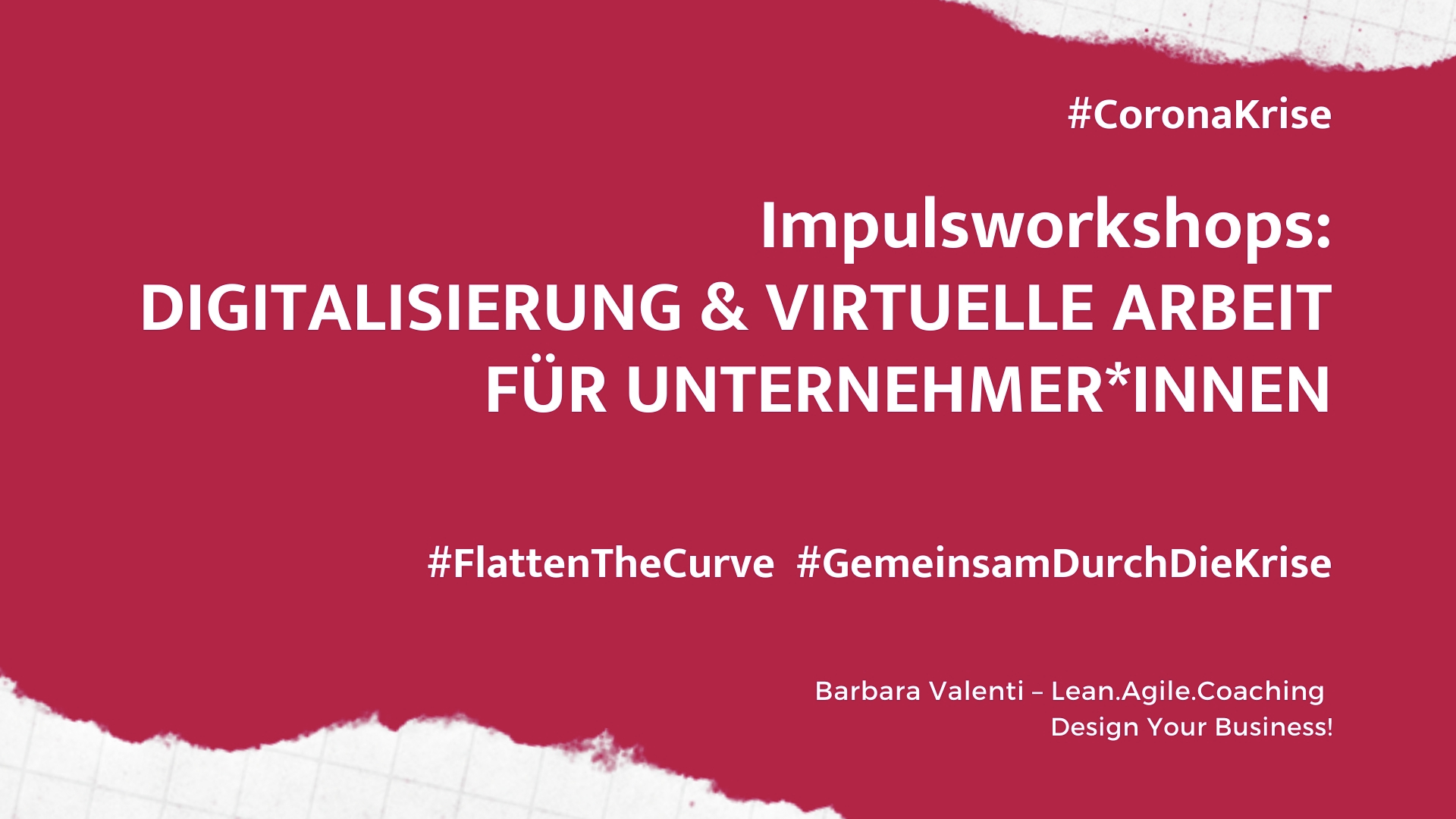 Einladung für die Impulsworkshops