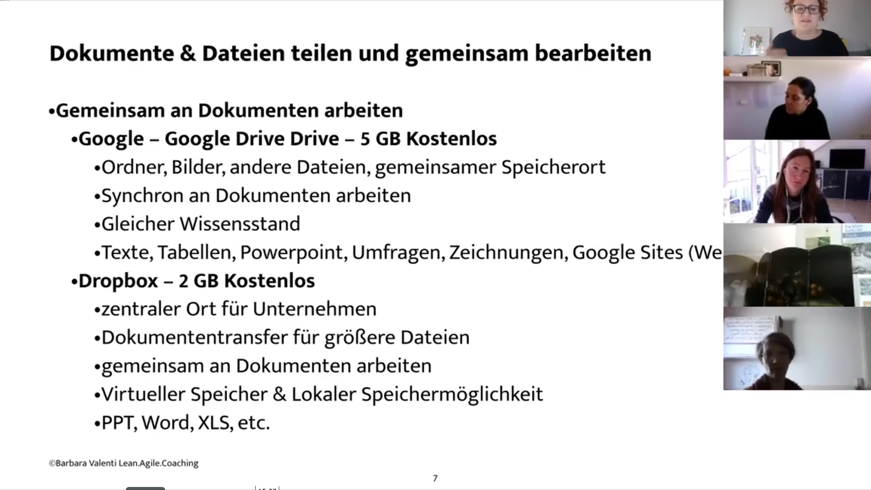 Workshop die wichtigsten Tools für Unternehmer*innen