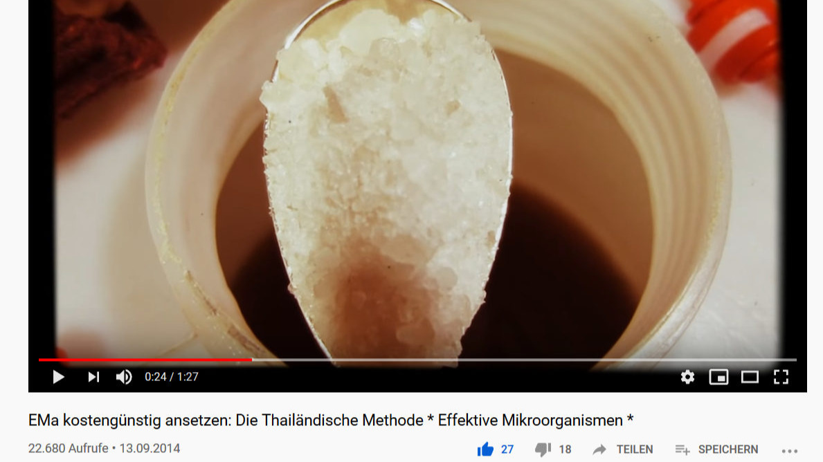 EM ansetzen in meinem Erklärvideo auf YouTube