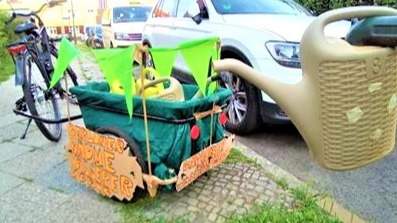 Berlins erstes umweltfreundliches Wässerungskiezmobil #berlinerbäumewässerer