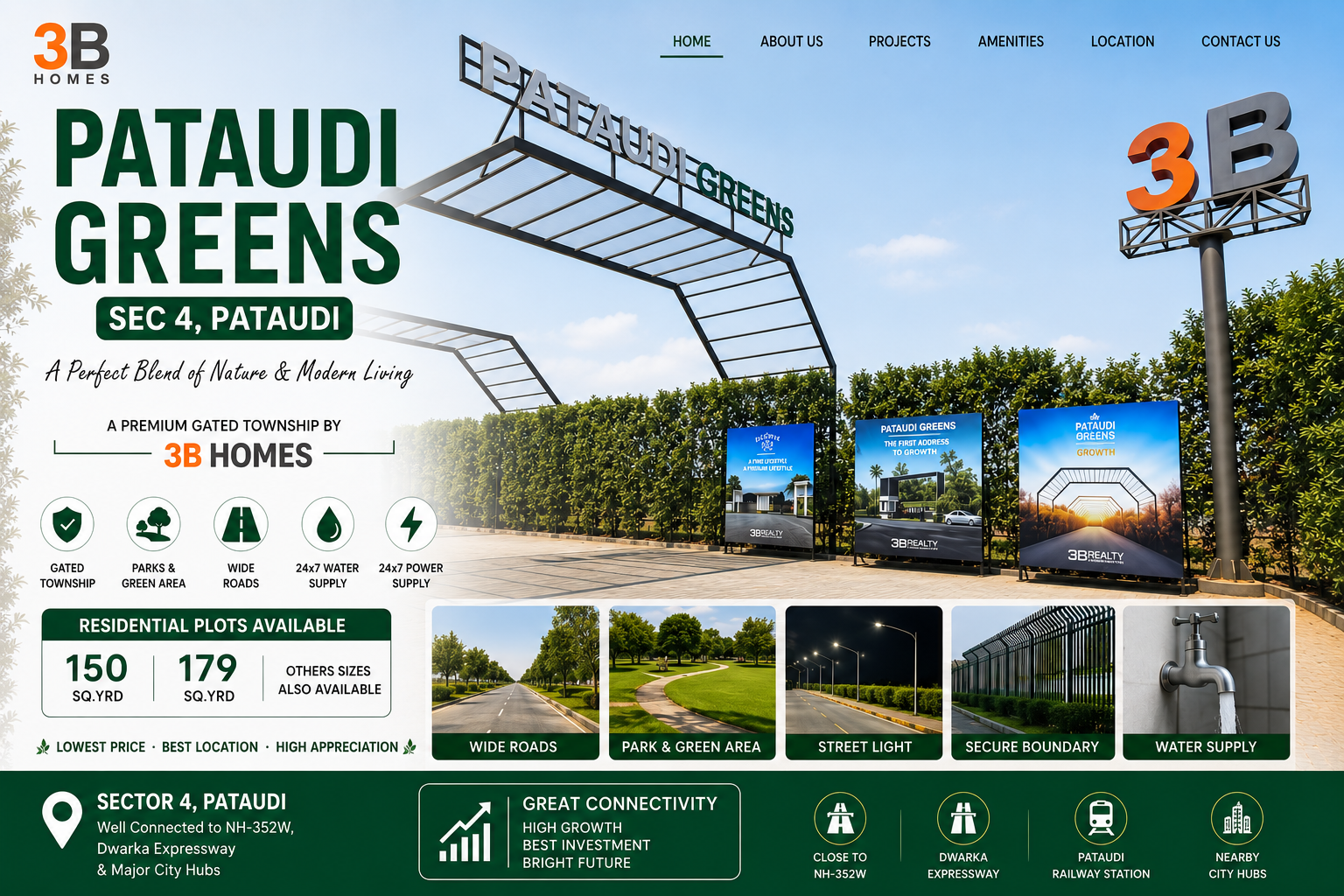 Pataudi Greens Sec 4 (3B Homes )