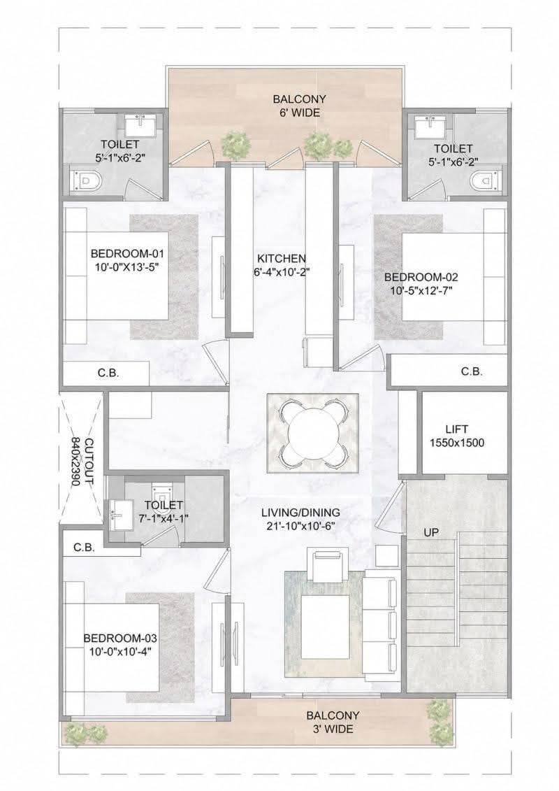 Smart World gems sec 89 rent - Properties in Gurugram - 6