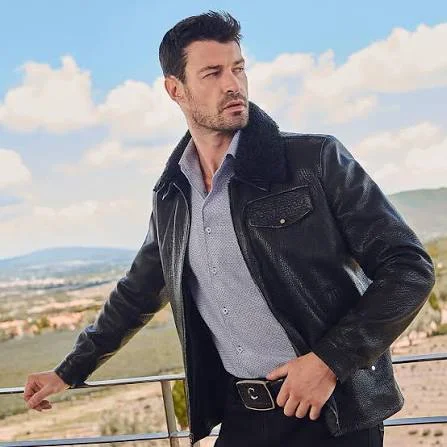 Men's Casual Leather Jacket