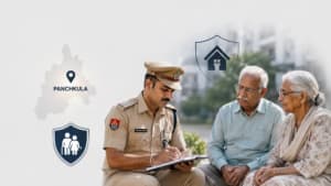 Panchkula Police की बड़ी पहल: अकेले रह रहे 1,800 बुजुर्गों की पहचान, Sec 21 Murder के बाद Verification तेज
