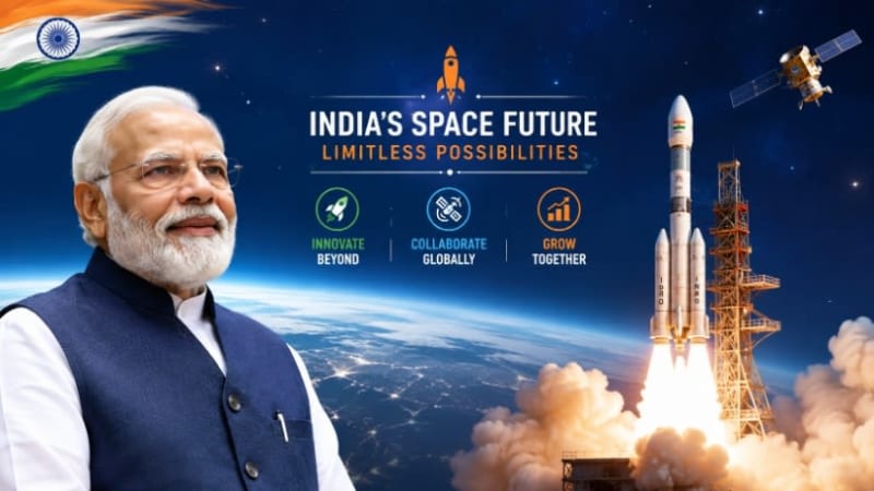 PM Modi Says India Can Quickly Secure a Strong Place in the Global Space Sector
