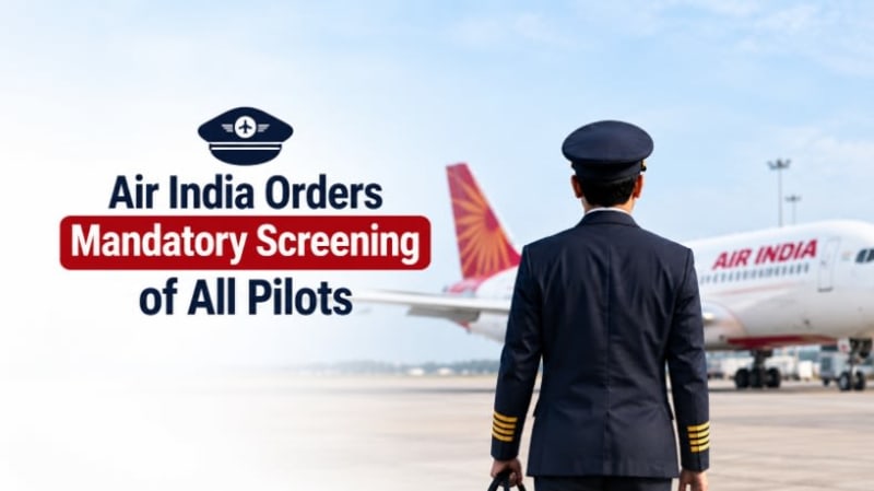 Air India Orders Mandatory Drug Screening for All Pilots After Phuket-Delhi Captain Tests Positive