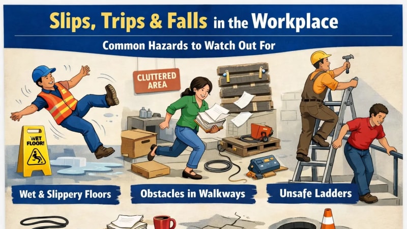 Slips, Trips, and Falls: OSHA Prevention Guide for 2026