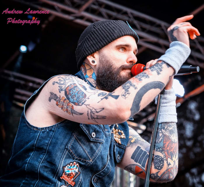 Ey Up Maiden live at Saltaire Festival 2026: Jon Crowder (vocals)