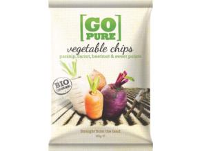 Go Pure Gemüse-Chips 90g Packung
