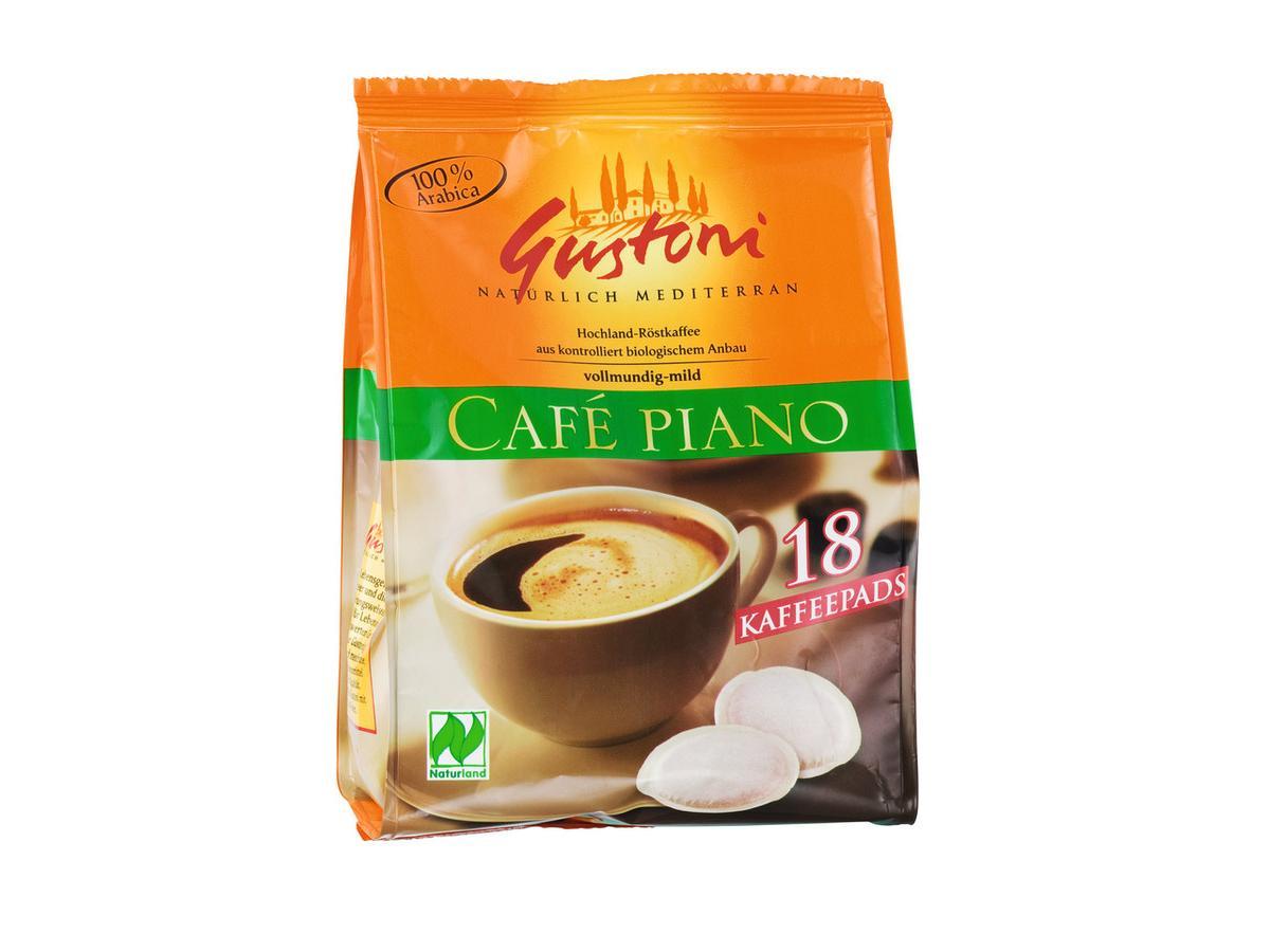 Gustoni Café piano Kaffee-Pads