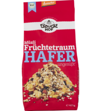 Bauckhof Hafermüzli Früchtetraum 425g Packung