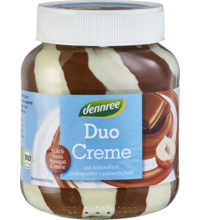 Dennree Milch- & Nuss-Nougat-Duo-Creme 400g