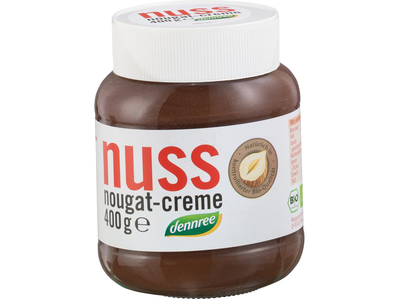 Dennree Nuss-Nougat Creme 400g