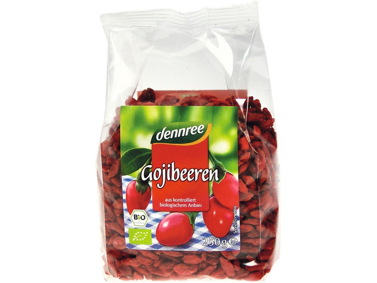 Dennree Goji-Beeren getrocknet 250g Packung