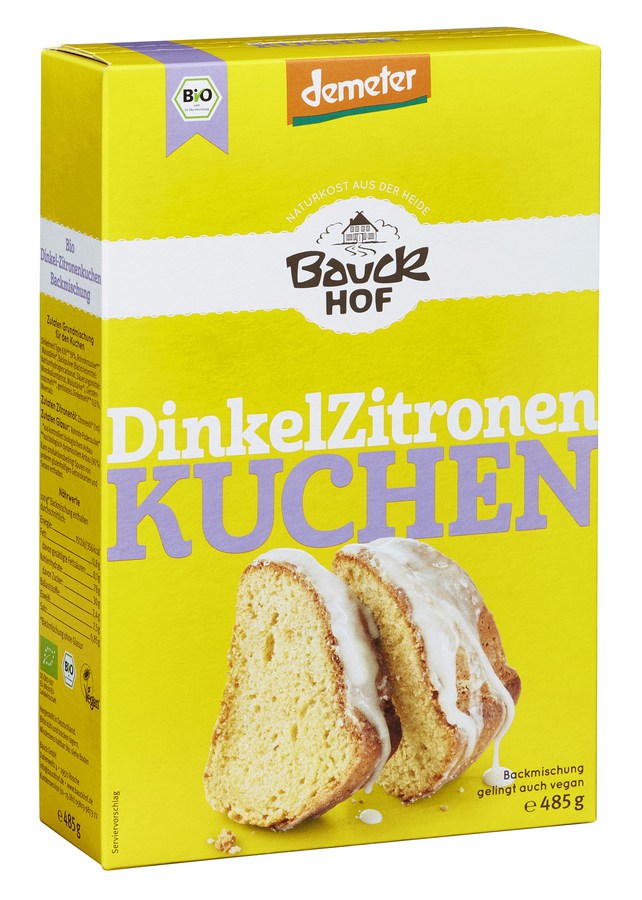 Bauckhof Dinkel-Zitronenkuchen