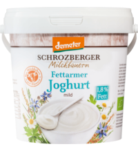 Schrozberger Milchbauern Fettarmer Joghurt 1,8% 1kg