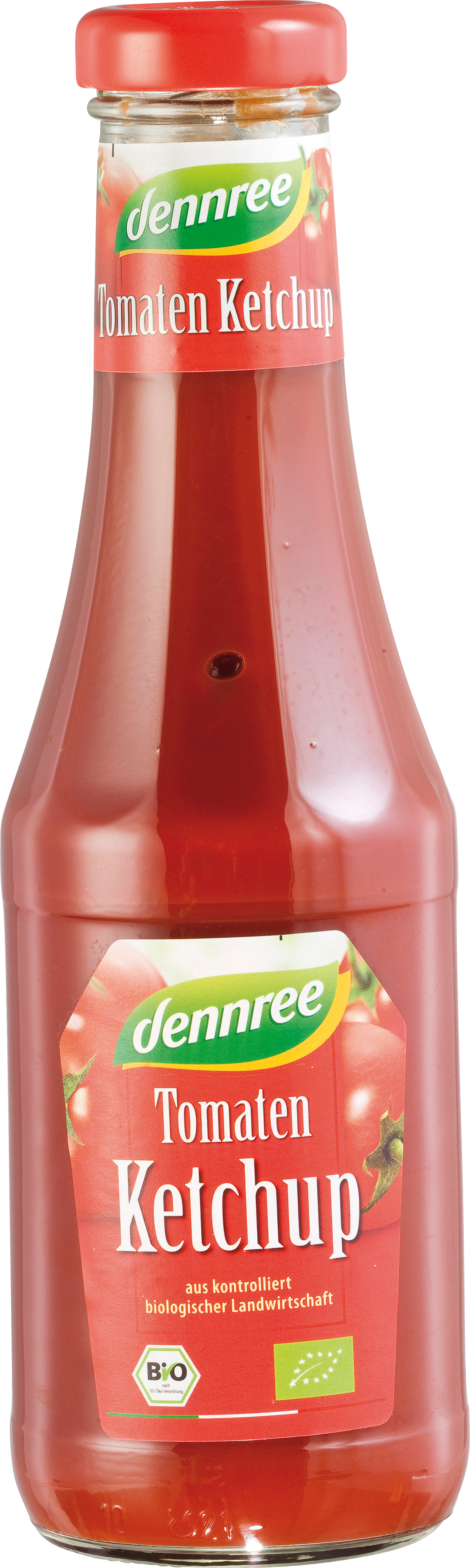 Dennree Tomaten Ketchup 500ml Glasflasche
