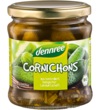 Dennree Cornichons 330g Glas