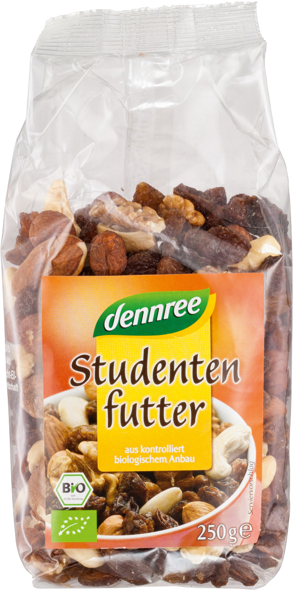 Dennree Studentenfutter 250g Packung