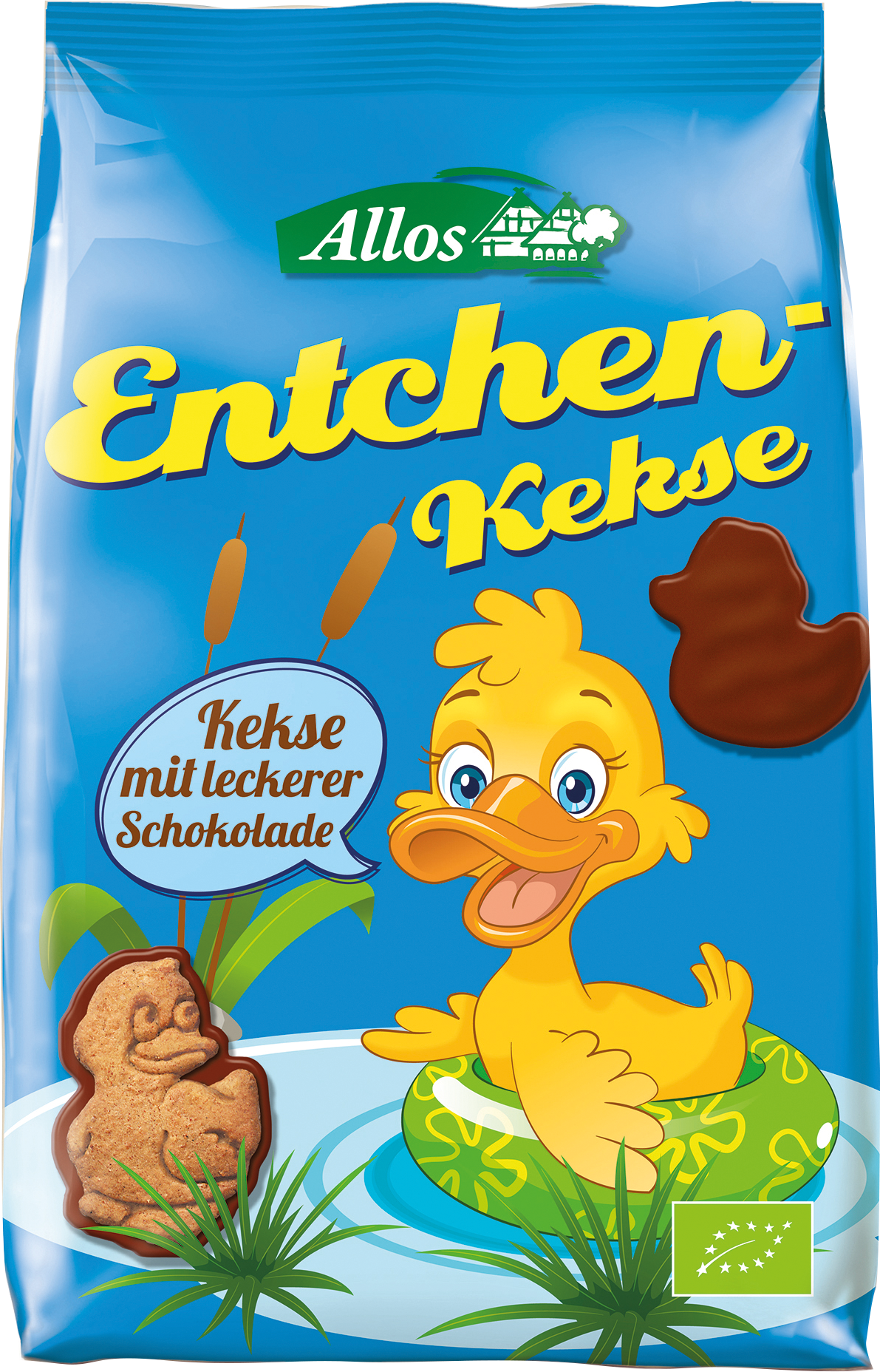 Allos Entchen-Kekse Vollmilch-Schokolade