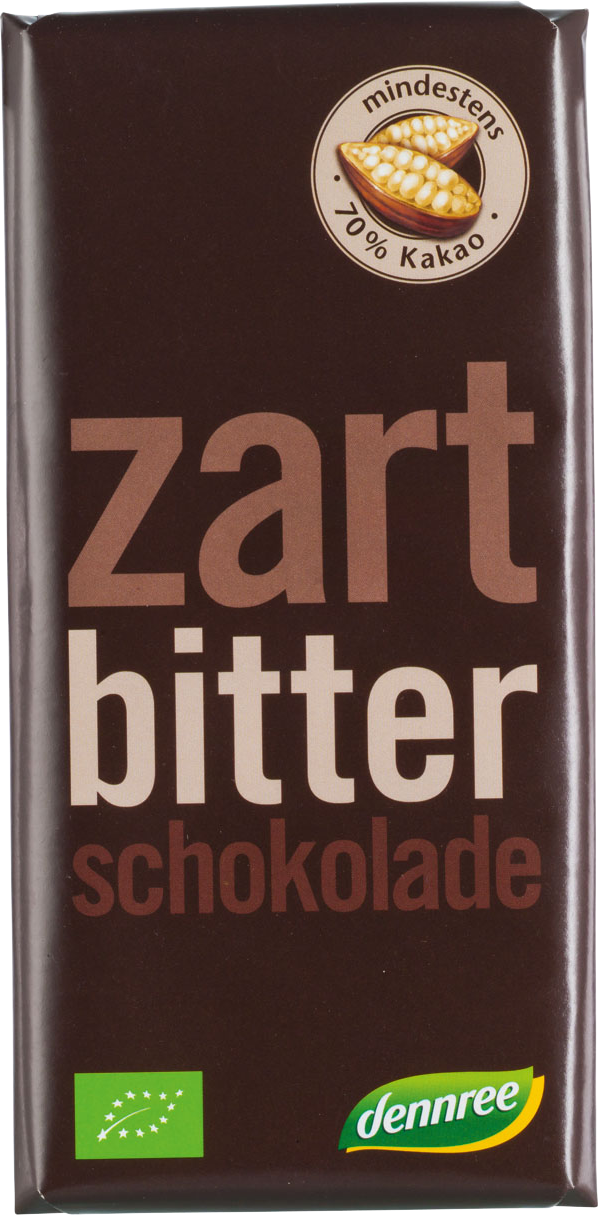 Dennree Zartbitterschokolade