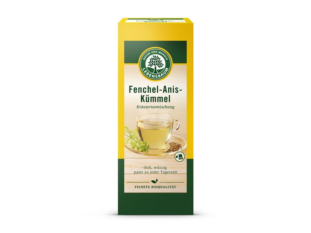 Lebensbaum Fenchel-Anis-Kümmel-Tee 20 Teebeutel