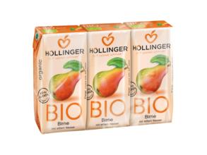 Höllinger Birne naturtrüb mit Wasser 3 Stück á 200ml