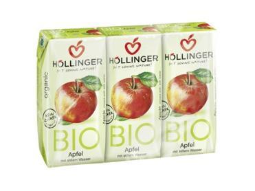 Höllinger Apfel mit Wasser ohne Kohlsäure 3 Stück á 200ml