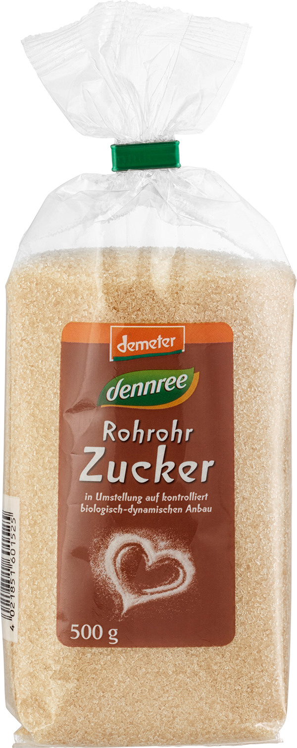 Dennree Rohrohrzucker demeter 500g