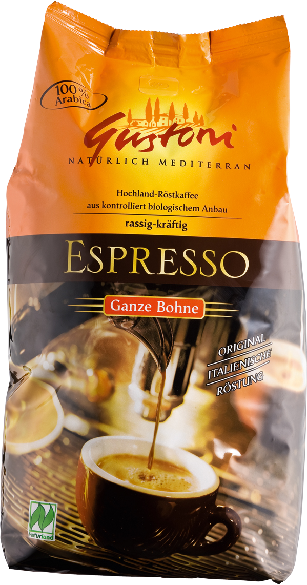 Gustoni Espresso Bohne 1kg Packung