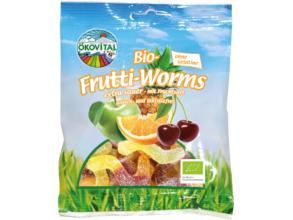 Ökovital Frutti Worms sauer ohne Gelatine