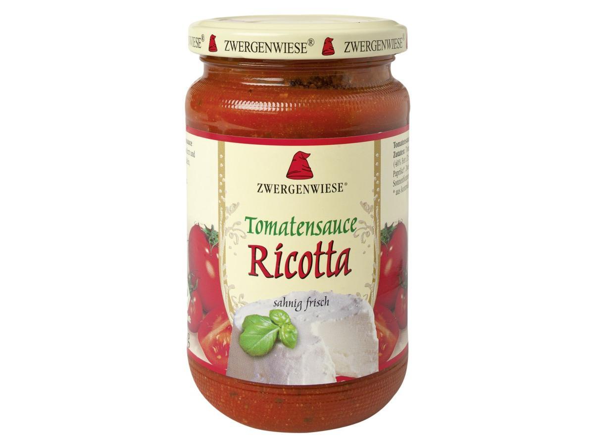 Zwergenwiese Tomatensauce Ricotta 350g Glas