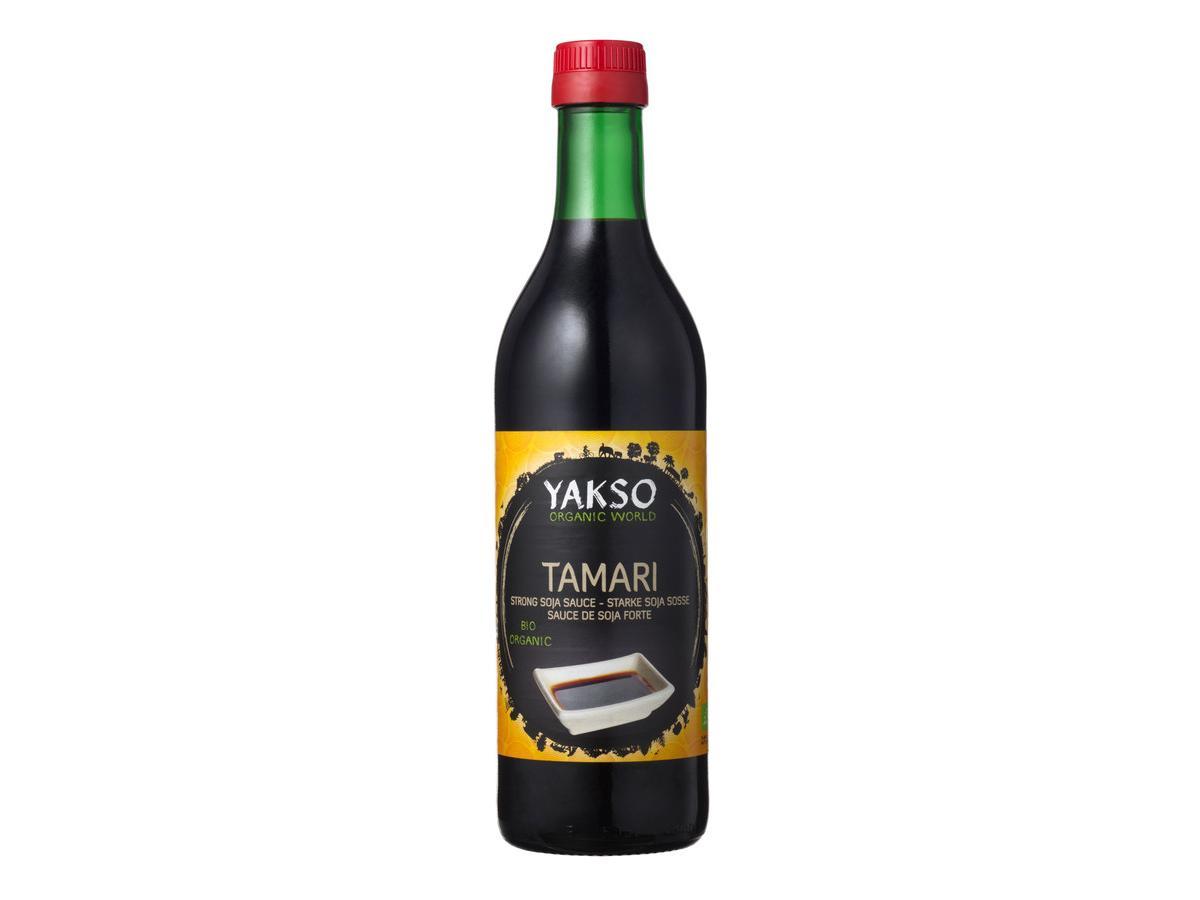 Yakso Sojasauce Tamari 500ml Glasflasche