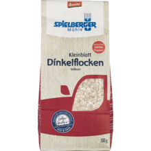 Spielberger Dinkelflocken Kleinblatt 500g Packung