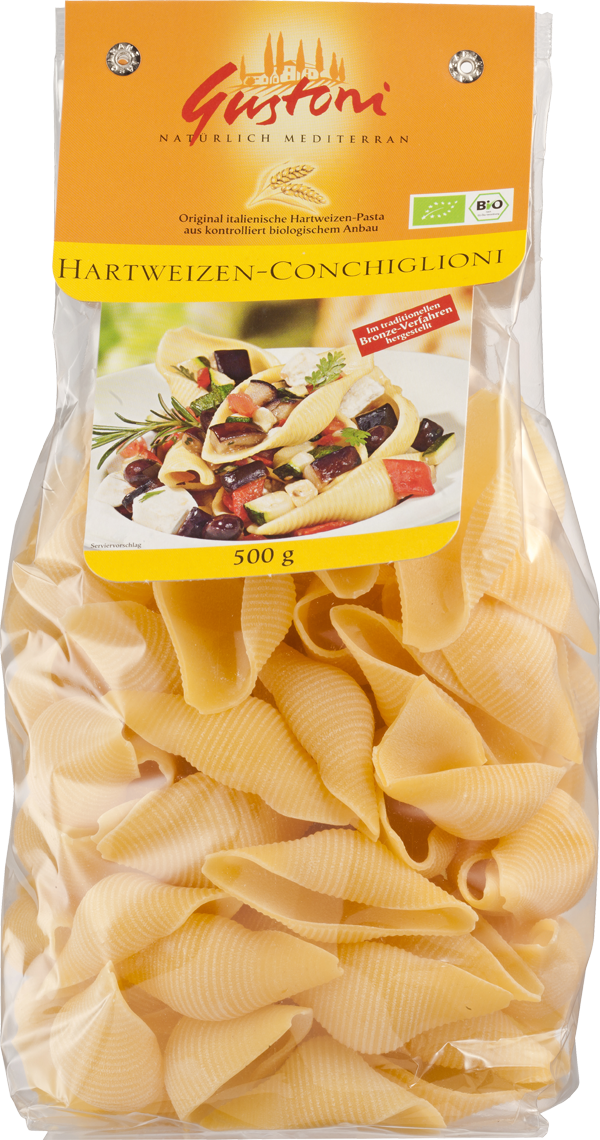 Gustoni Hartweizen Maxi-Conchiglioni bronze