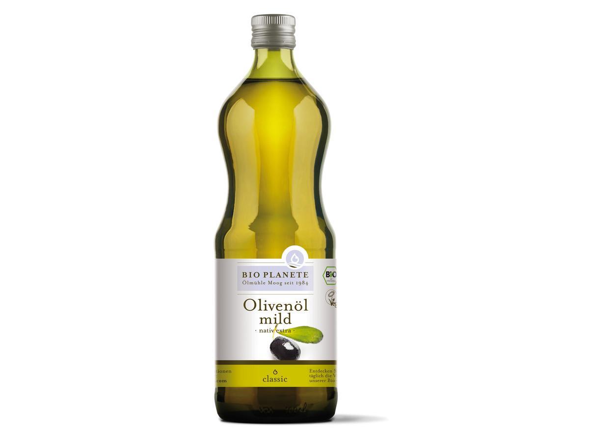 Bio Planéte Olivenöl mild nativ extra 1l Glasflasche