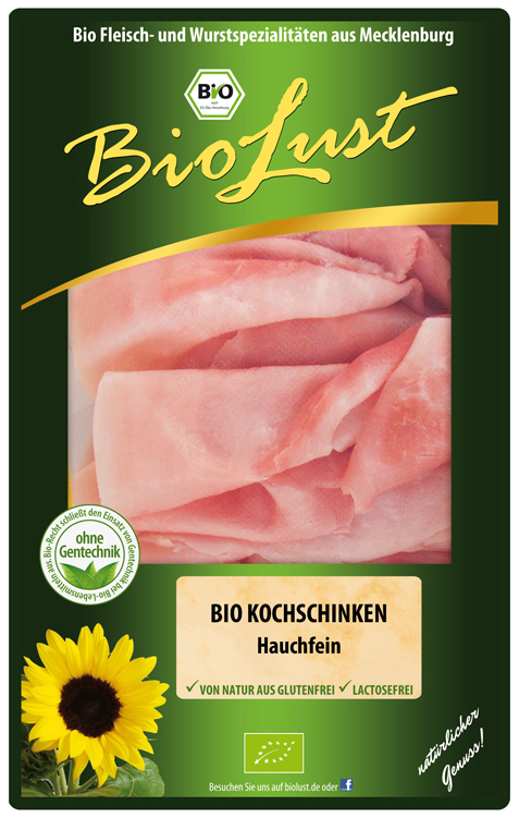 Ludwigsluster Kochschinken hauchfein 80g Packung