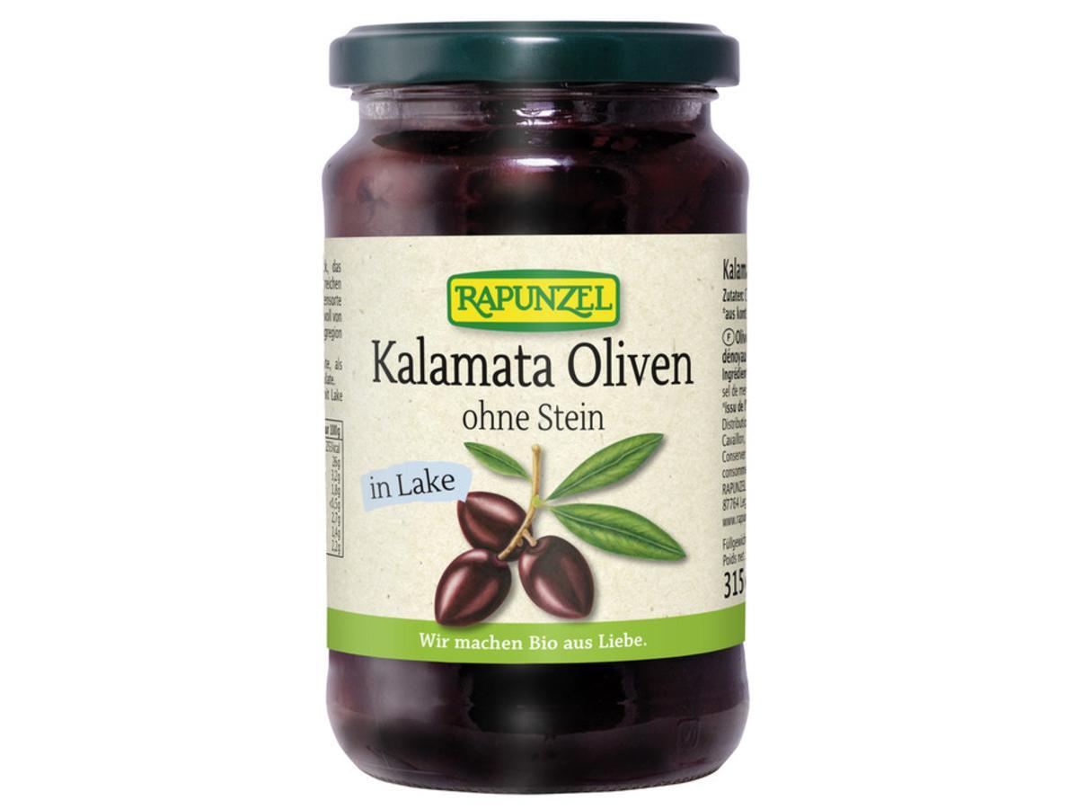 Rapunzel Kalamata Oliven violett ohne Stein 315g Glas