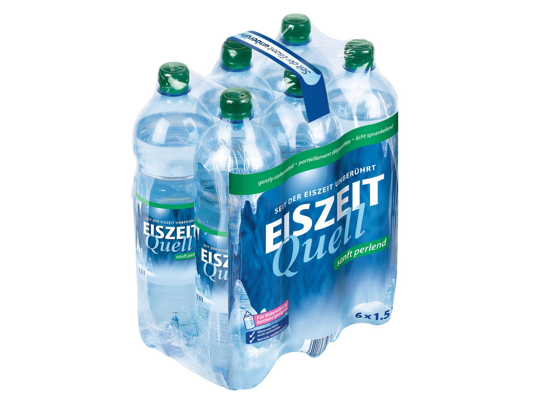 EiszeitQuell sanft perlendes Mineralwasser 6er 1,5 l