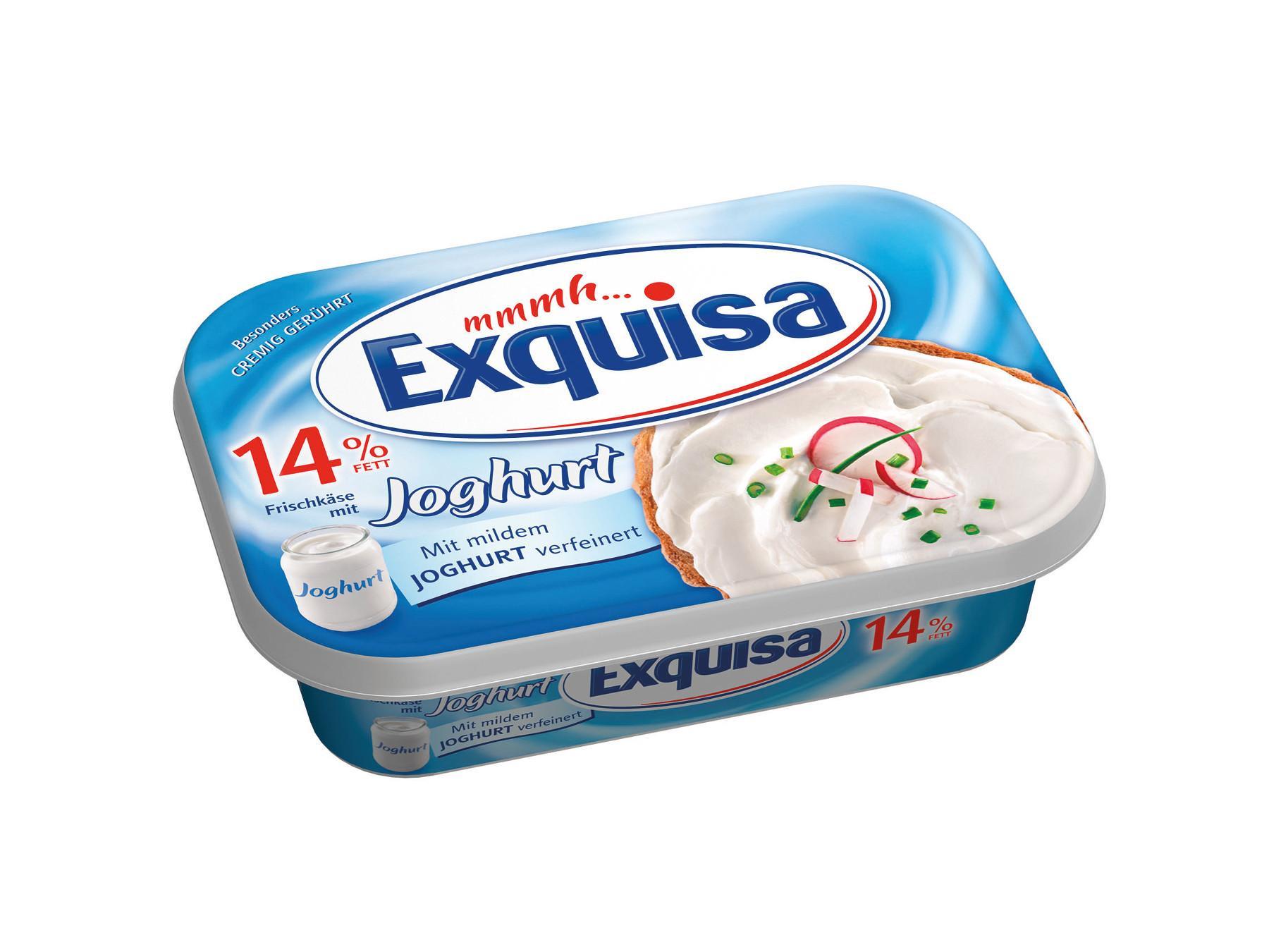 Frischkäse Joghurt mit Exquisa