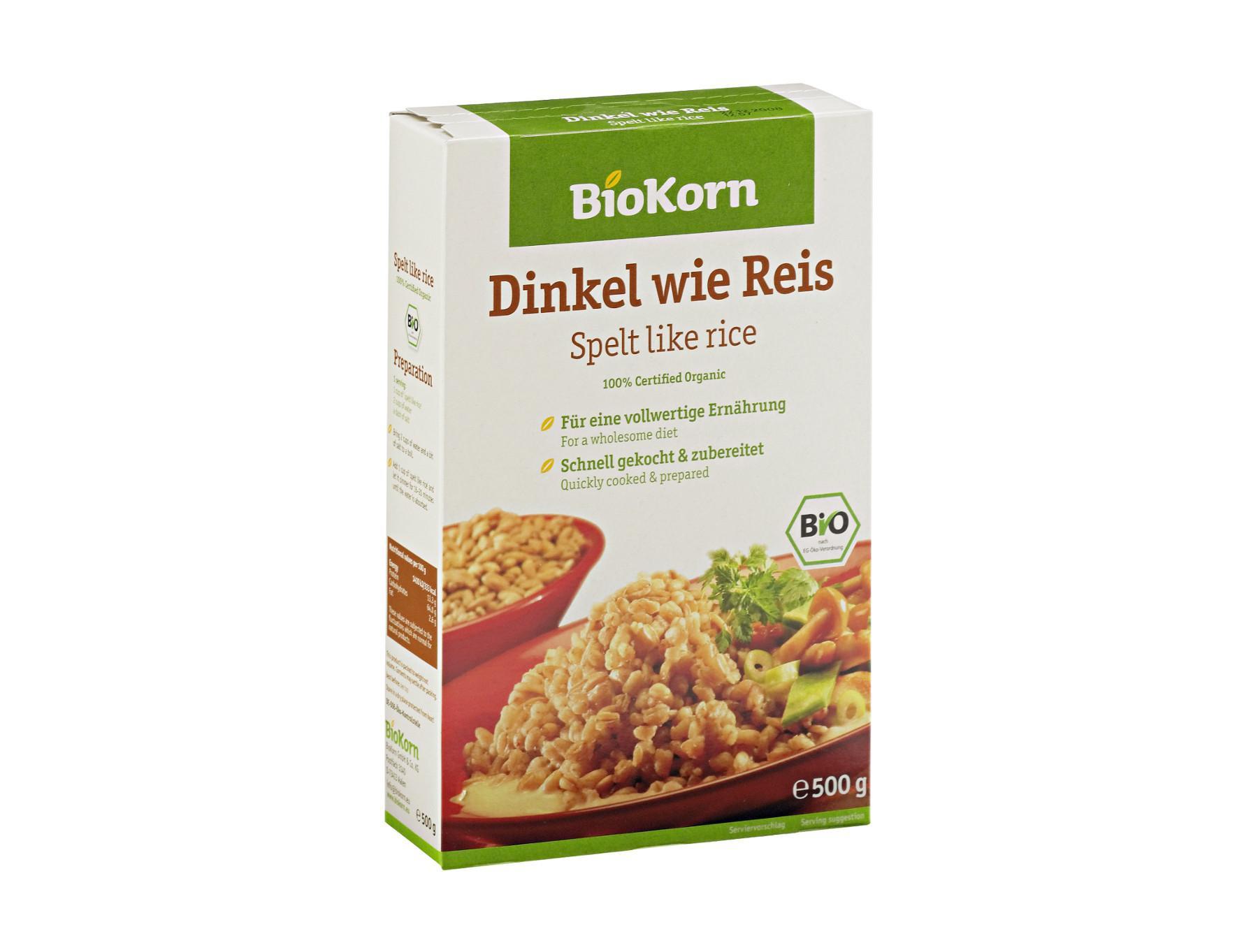 BioKorn Bio Dinkel wie Reis