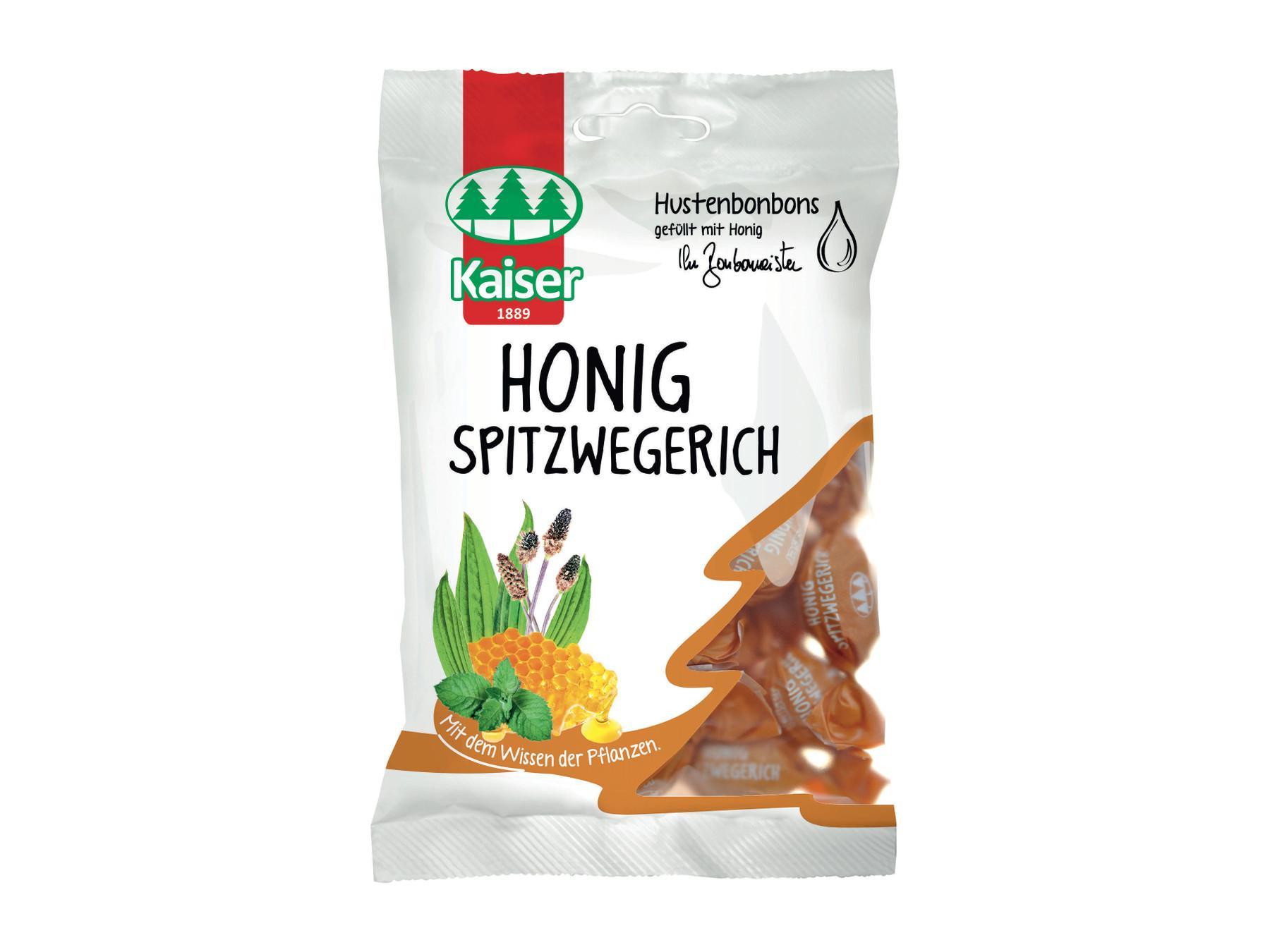 Kaiser Honig-Spitzwegerich Hustenbonbons