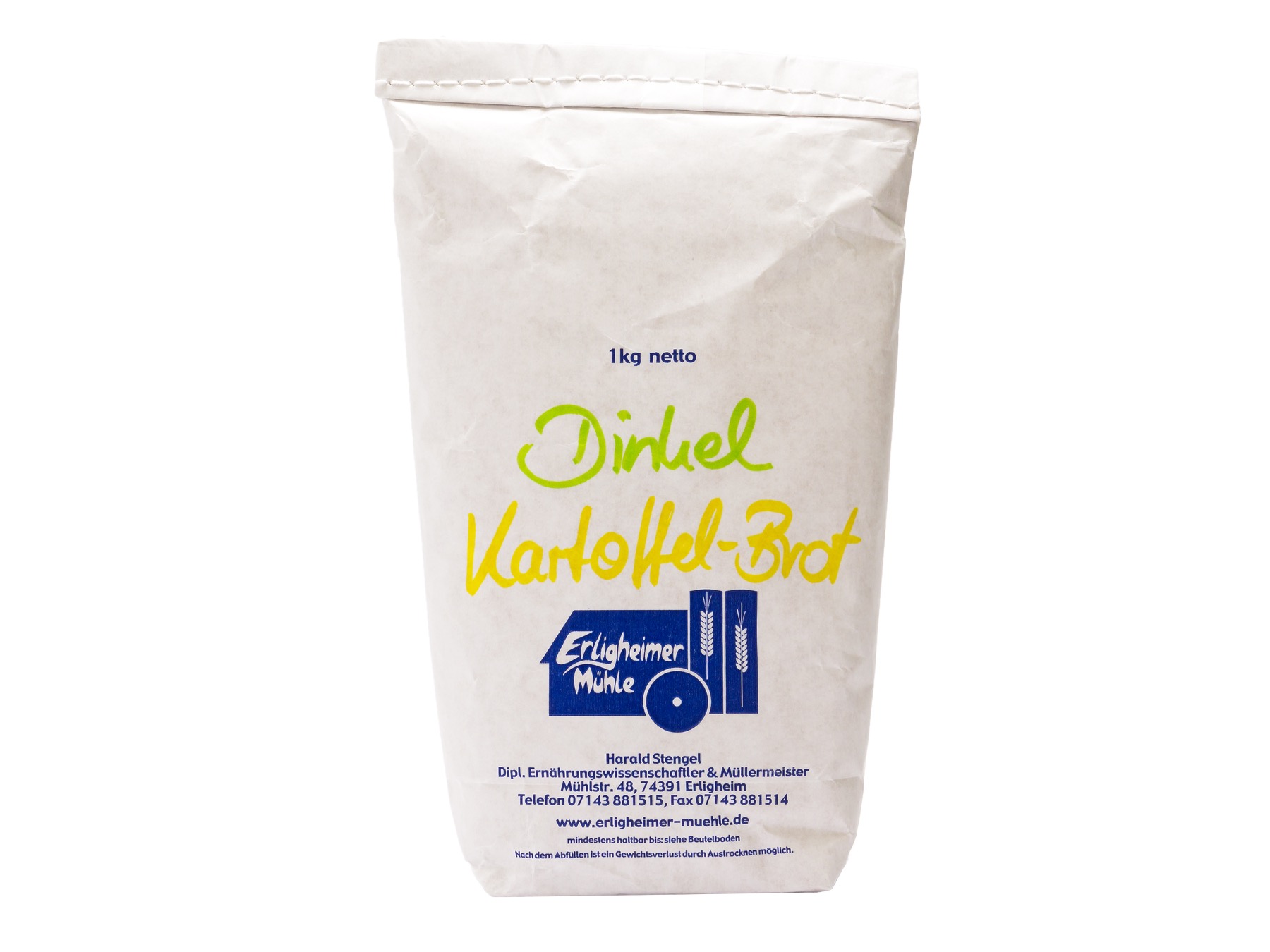 Erligheimer Mühle Dinkel-Kartoffel-Brot Backmischung