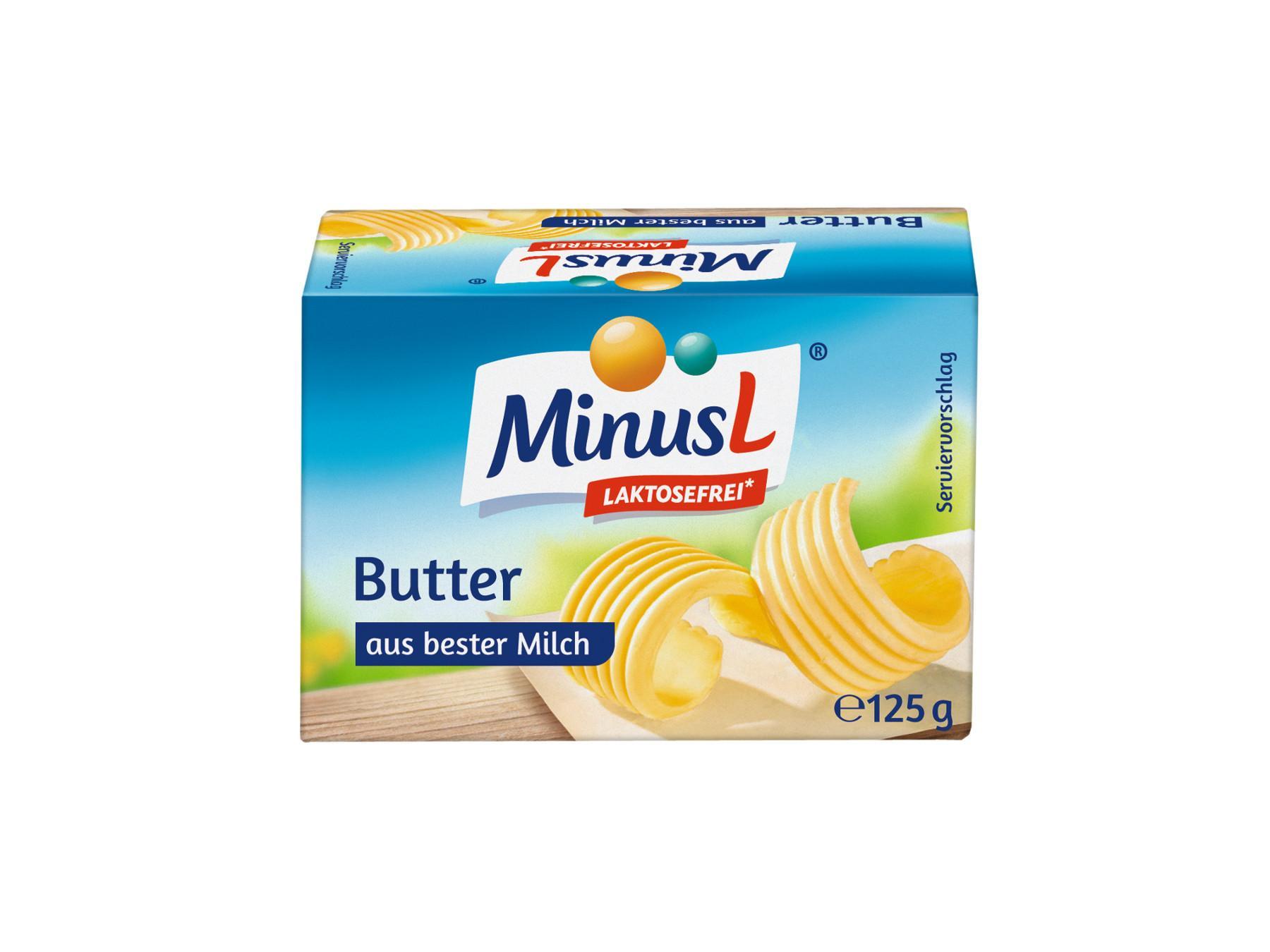 Minus L lactosefreie Butter