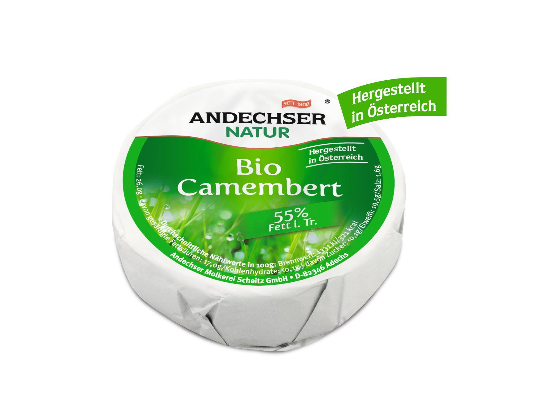 Andechser Natur Bio-Camembert 55%