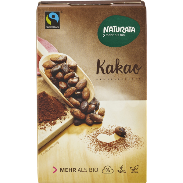 Naturata Kakaopulver schwach entölt 125g Packung