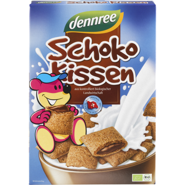 Dennree Schokokissen 375g Packung